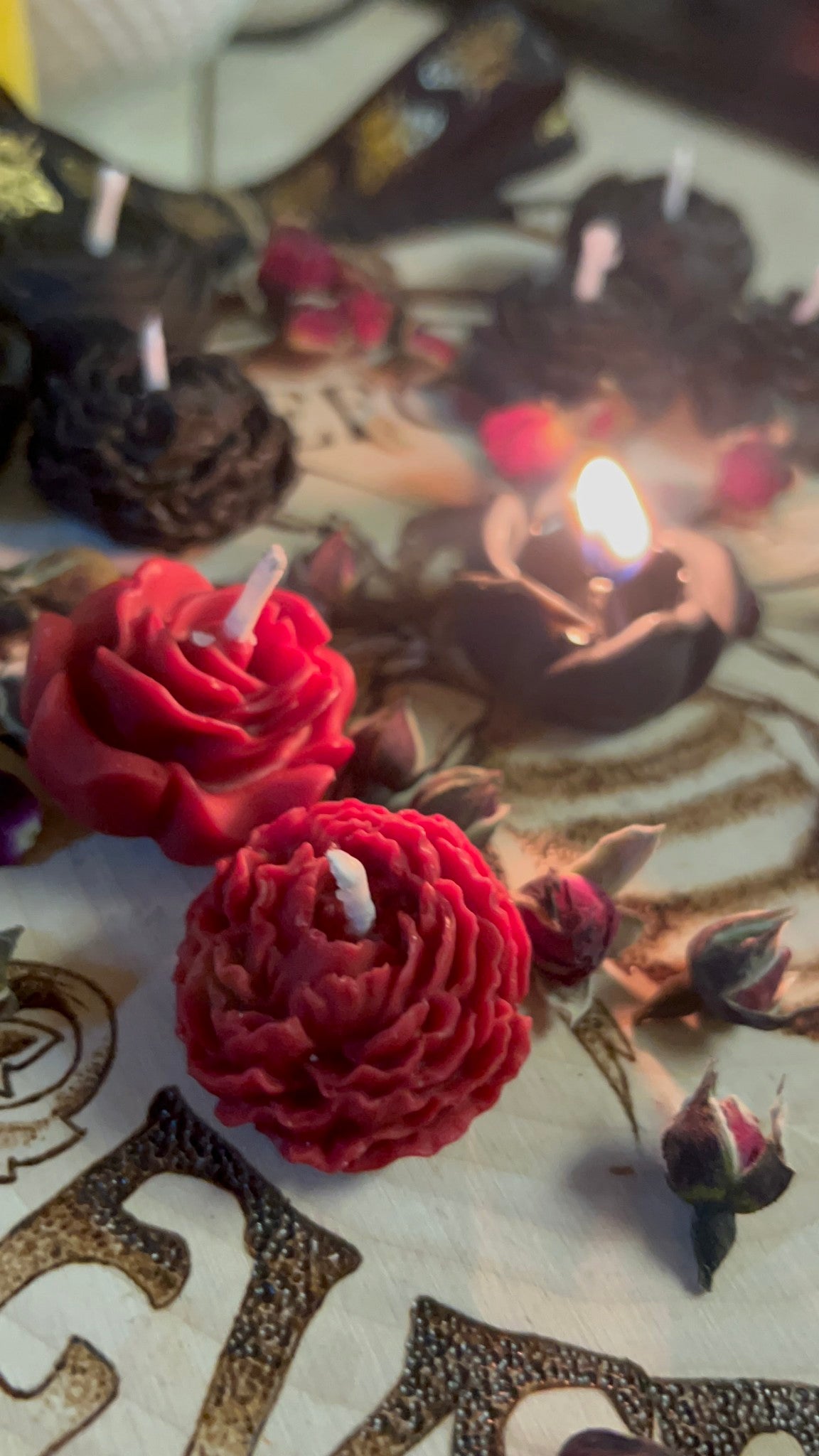 Secret garden tea lights